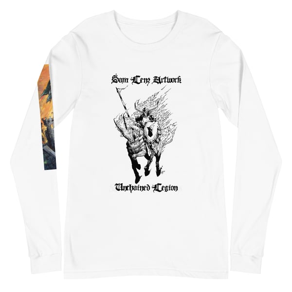 Image of Unchained Legion White Long Sleeve Tee