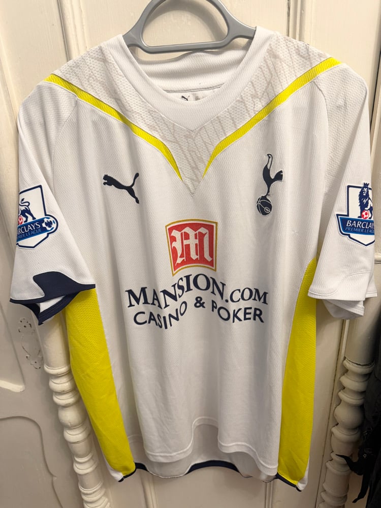 Image of Tottenham Hotspur “MODRIĆ 14” 2009/10 Home Shirt + PL patches  (L)