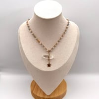 Image 2 of Clear Quartz Star Necklace