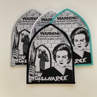 Discharge - WARNING Woven Patch