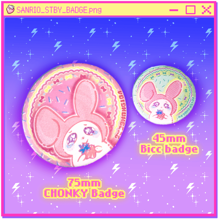 Sanrio STBY Badges!