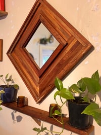 Image 2 of Diamond Shaped Rimu Mirror