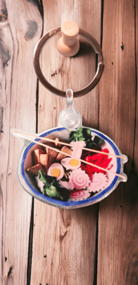 Sculpture of Pho Keychain