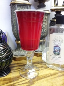 Image of Red SOLO Cup Wine Glass