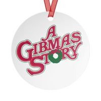 Gibmas Story Metal Ornament