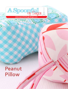 Image of Peanut Pillow PDF Sewing Pattern