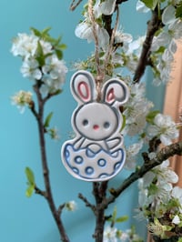 Image 2 of Ceramic Easter Bunnies and Easter Chicks decorations