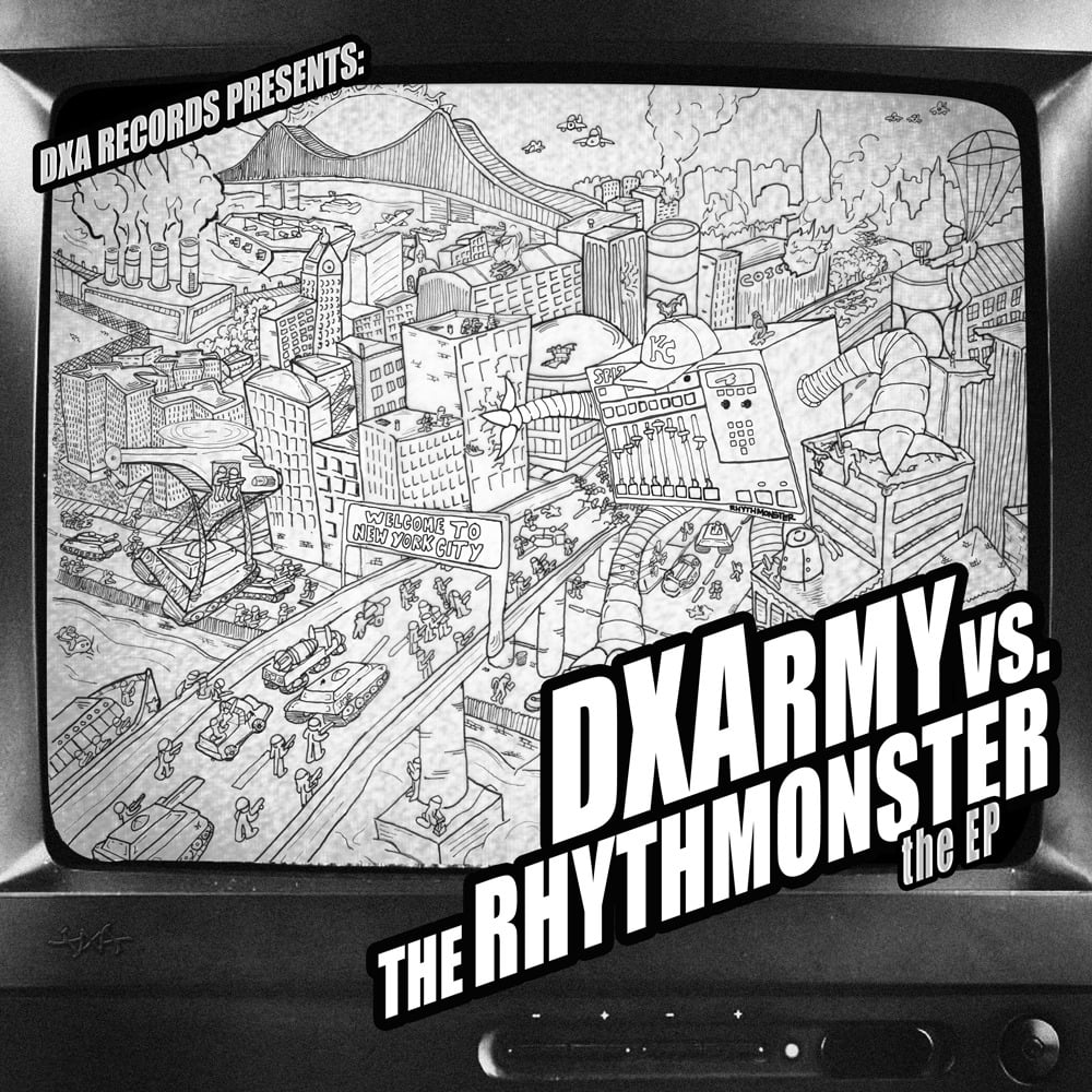 Image of DXA - DXA vs The Rhythmonster EP // 12" 