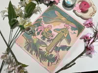 Image 5 of The Moth Tarot Card Riso Print
