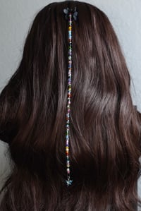 Image 2 of DragonFly Frequency Beaded Hair Clip
