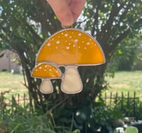 Image 2 of Stained Glass Mini Mushrooms