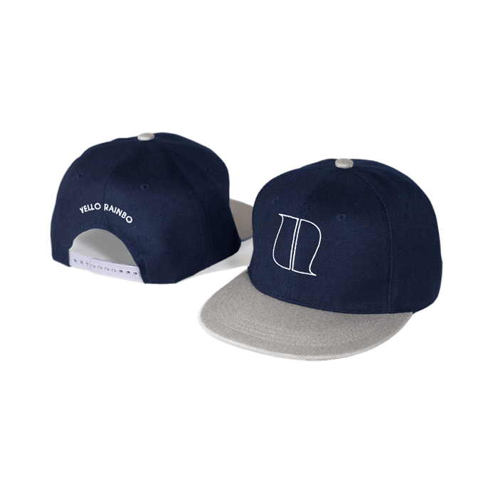 Image of NAVY BLUE/GREY SNAPBACK