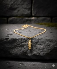 Image 2 of San Judas Pendant with 5mm Cuban Link Necklace