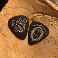 Image 2 of Burning Church Double-Sided Guitar pick