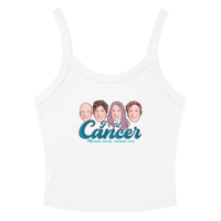 Image 1 of **F U CANCER** Women’s micro-rib tank top