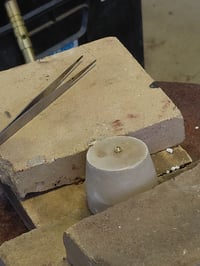 Image 2 of Gold button- 0.5g