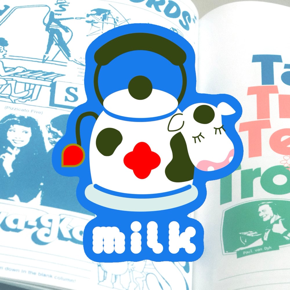 Image of COW KETTLE STICKER