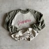 QUIKSILVER CONTRAST SPELLOUT SWEATSHIRT