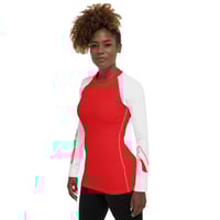 Image 3 of Lipstick and Heel Women's Rash Guard