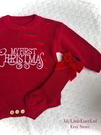Image 3 of The My First Christmas Romper
