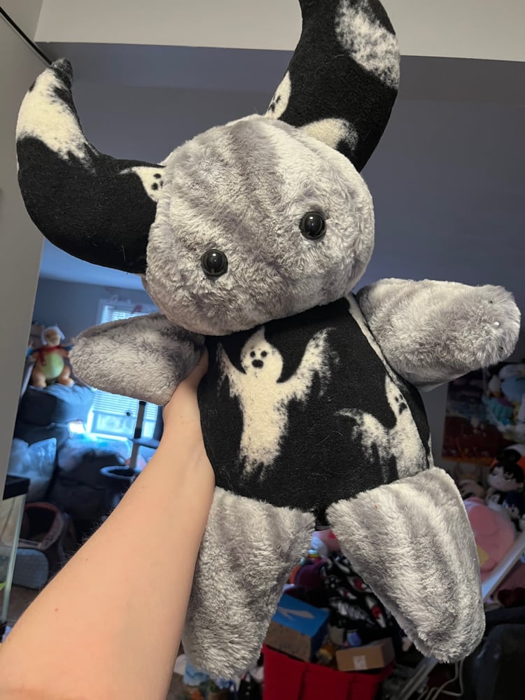 Image of Ghoulstavo the Ghost devil plush!