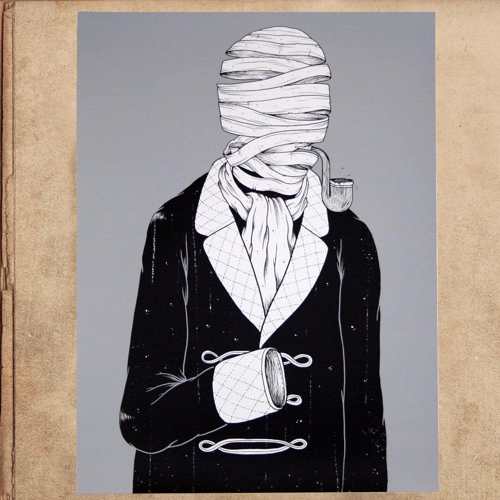 Image of Invisible Man silkscreened poster 18x24 - limited to 50