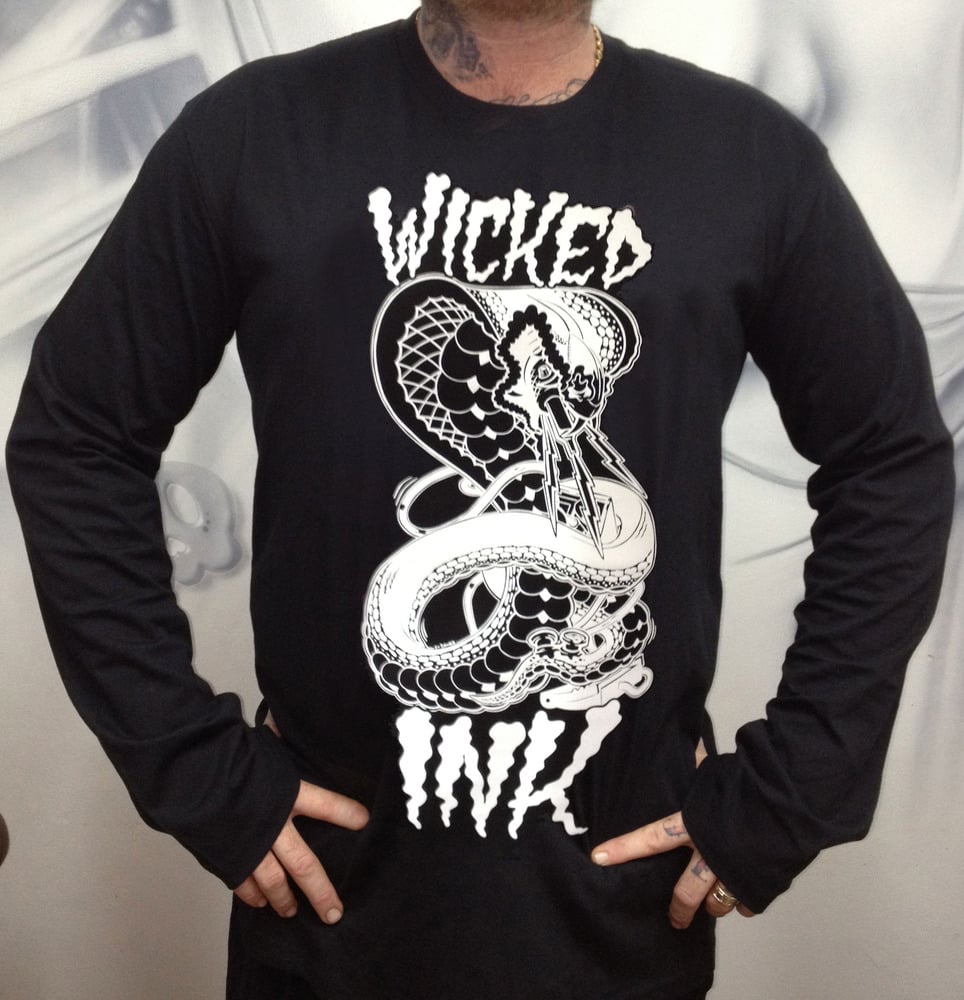 Image of Men's Black Cobra L/Sleeve