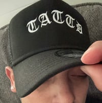 Image 5 of 25% off!!! BLACK & WHITE NEW ERA TATTD CAP!!! 🖤🤍