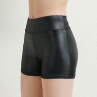 Image 6 of  High Waist Faux PU Leather 
