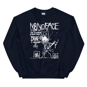 Death's Messenger by N8NOFACE Unisex Sweatshirt (Black, Navy)