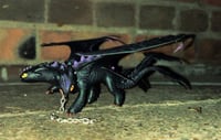 Image 1 of CERBERUS - 3-Headed Night Dragon Sculpture - TDC Halloween Special! 