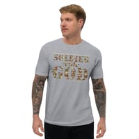 Image 5 of Soldier For God Dark Fitted Short Sleeve T-shirt