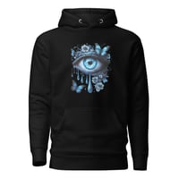 Image 2 of Unisex Hoodie, Mystic Butterfly Gaze Hoodie