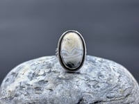 Image 2 of Ocean Jasper Statement Ring (size 8.5) v4