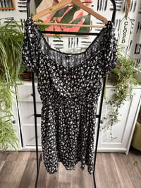 Image 1 of Fashion Nova off shoulder flower dress plus size 