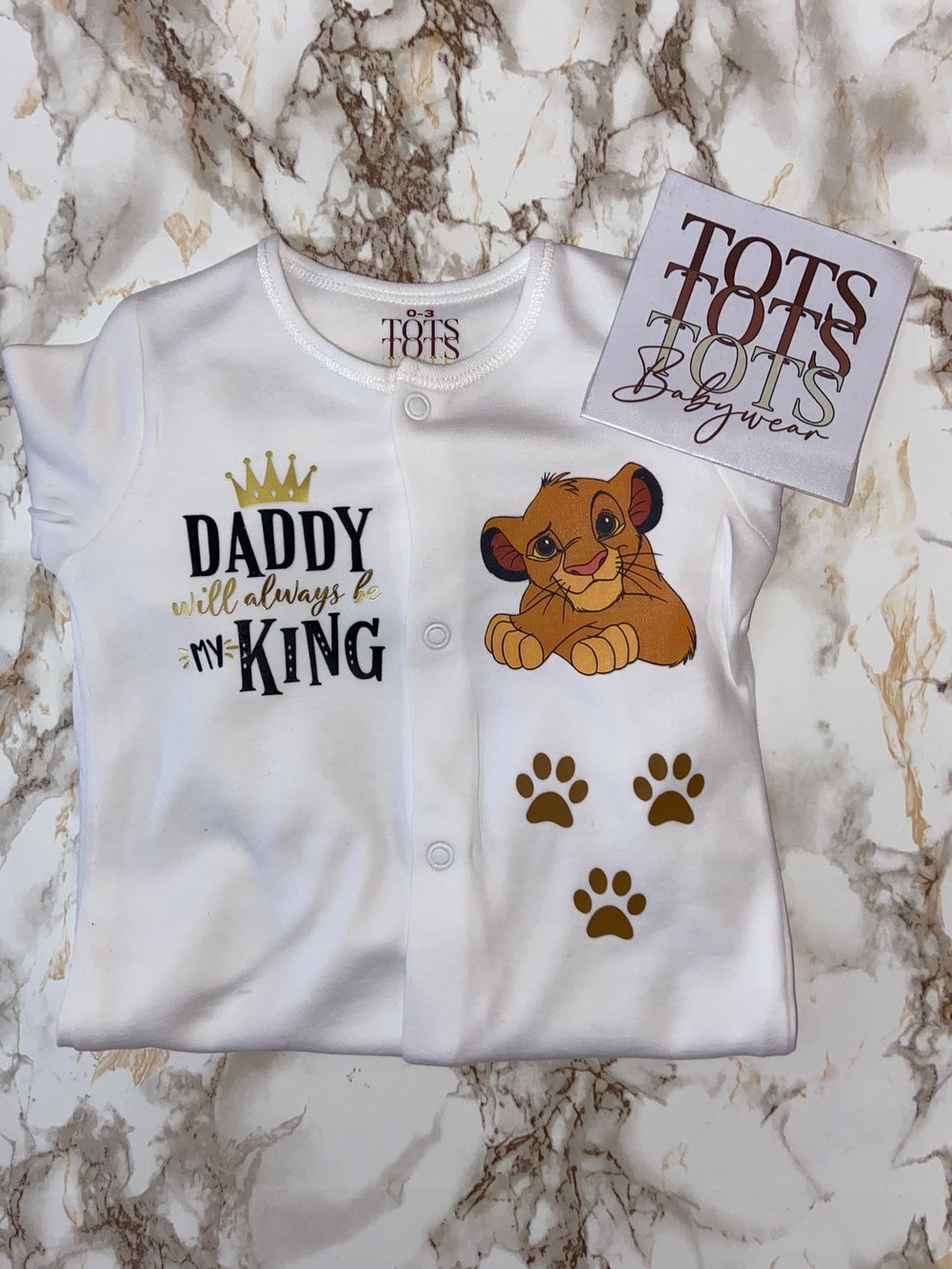 Daddy King Sleepsuit 