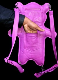 Image 5 of Bdsm Leather Teddy Bear Back pack