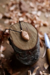 Image 3 of Acorn- Pendant  Necklace 