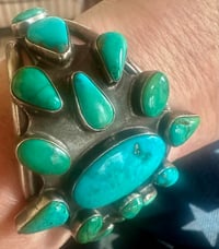 Image 5 of “Sunburst Sovereign” - Monumental turquoise cuff