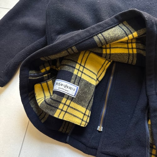 Image of 1980s YSL Wool Trench Coat, Size XL