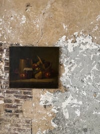 Image 1 of Huile sur toile nature morte à la  Confiture 