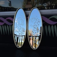 Image 1 of Gold Panther Mirror Set 