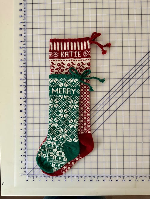 Image of Merry or Noel Small stocking 
