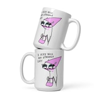 Image 1 of NICE AND STRANGE White glossy mug 