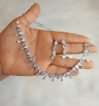Image 1 of Manju_American Diamond Necklace Set 