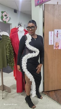 Image 4 of White Rose Dress