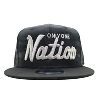 Image 1 of New Era 9FIFTY black camo snapback 