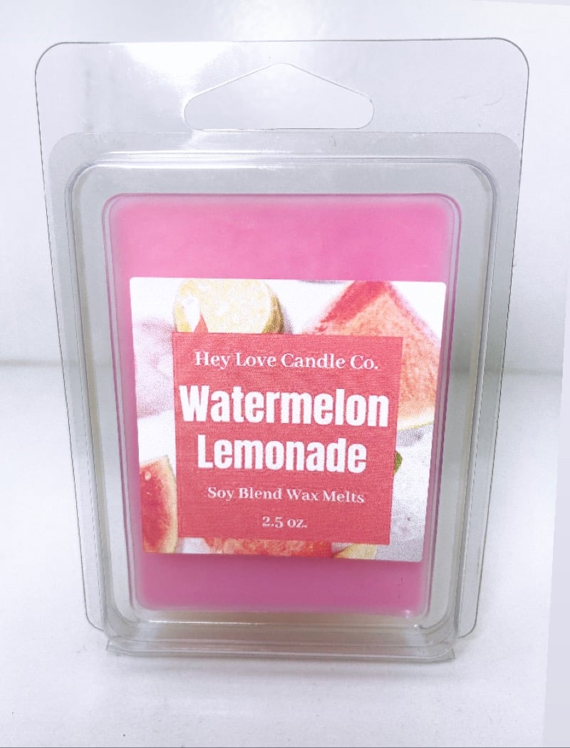 Candle Warmers Etc Watermelon Lemonade Wax Melts - Fruit Scented Soy Blend  with High Fragrance Load