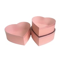 Image 2 of Set of 3 Floral Heart Box 