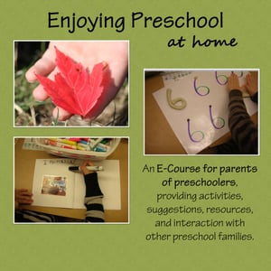 Image of Enjoying Preschool At Home